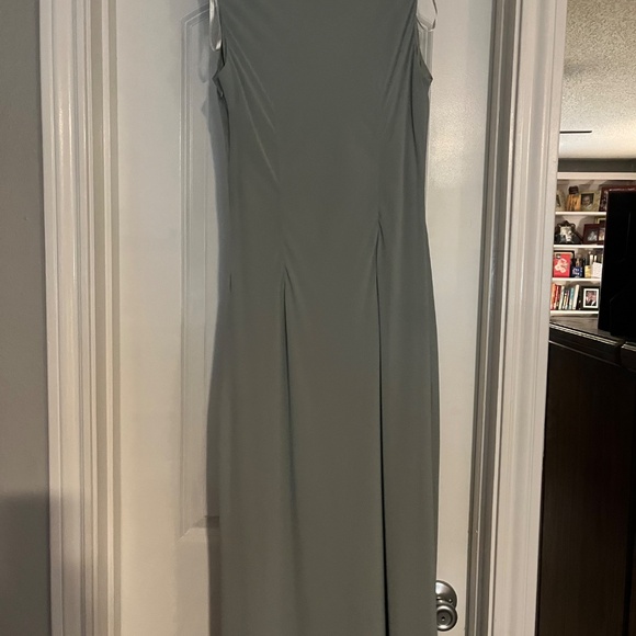 Sage green Alex Evening formal dress - Picture 2 of 3